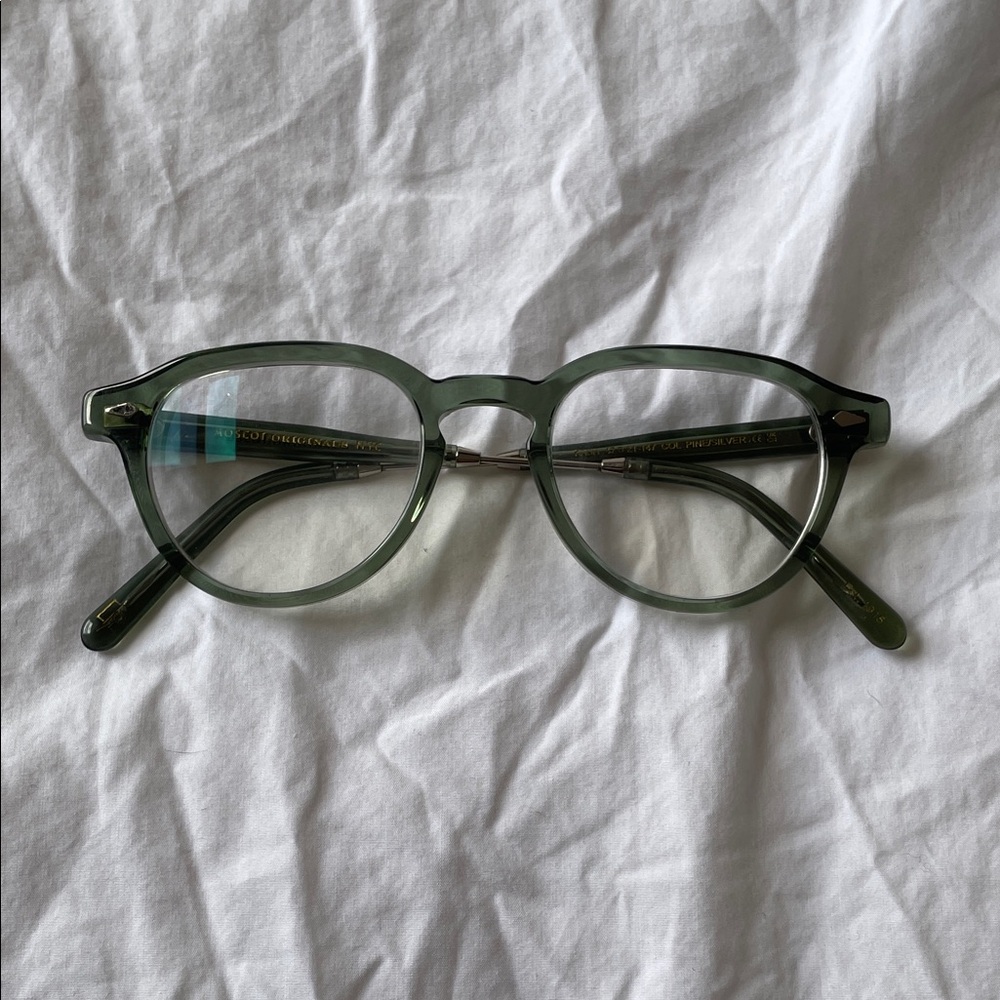 Moscot Kashmir Optical Frames In Pine/Silver - image 1